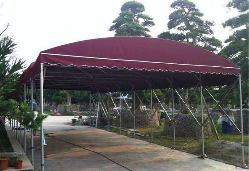 四川成都移动推拉棚（活动雨棚）