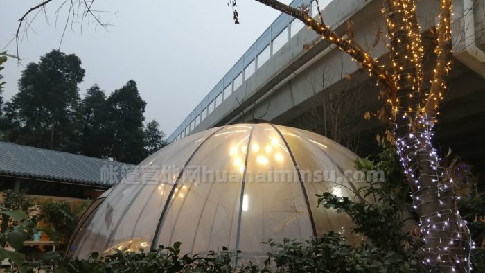 PC餐饮太空星空房泡泡屋，冬日里的营销网红