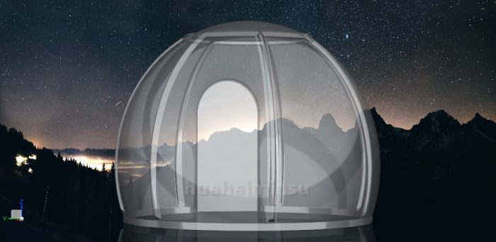 想知道透明星空房多少钱一个？