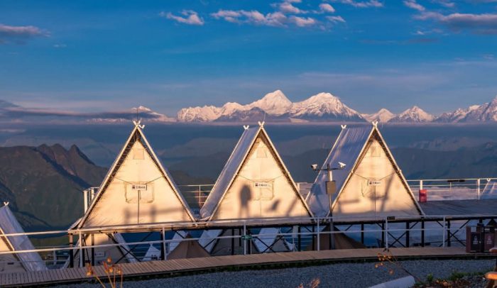 四川牛背山星空房酒店，全亚洲360°全方位观景平台